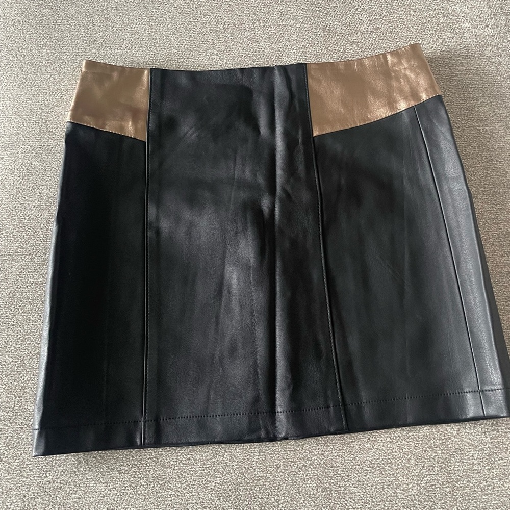 Pleather skirt